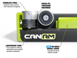 Can-Am 4 Wheel Inside Corner Roller - LIGHT EDITION