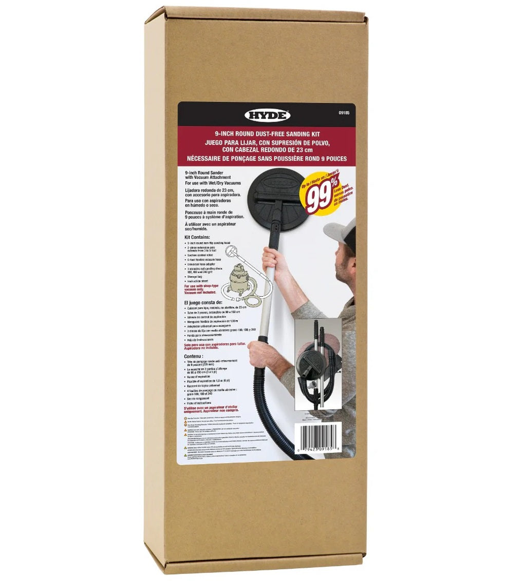 Hyde Pro Dust-Free Round Pole Sander