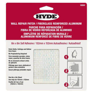 Hyde Self Adhesive Wall Patch 6in x 6in (150mm)