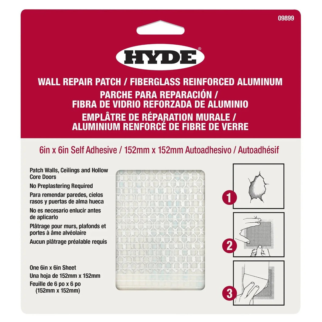 Hyde Self Adhesive Wall Patch 6in x 6in (150mm)