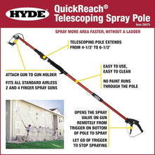 Load image into Gallery viewer, Hyde Quickreach Spray Pole 4.5ft-6.5ft