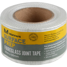 Load image into Gallery viewer, MANNERS Fibreglass Joint Tape 20m x 50mm