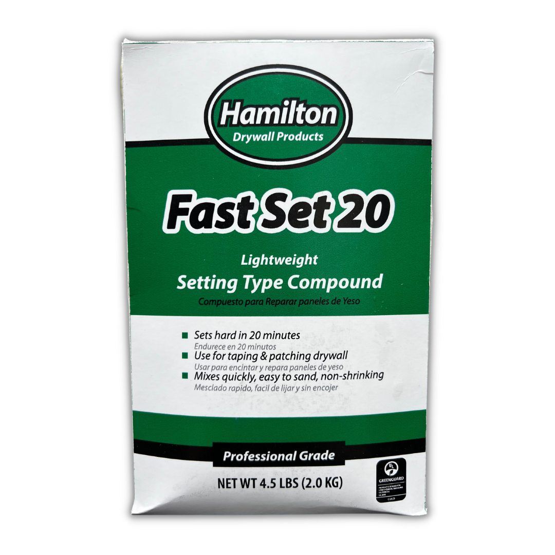 Fast set drywall outlet joint compound