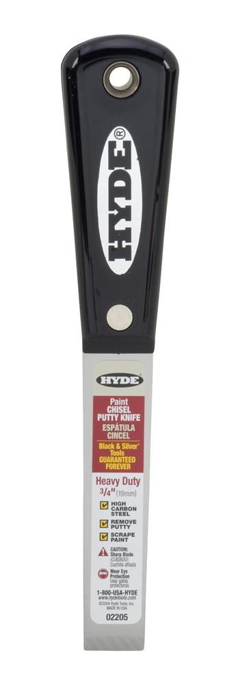 Hyde Chisel Carbon Putty Knife 3/4in