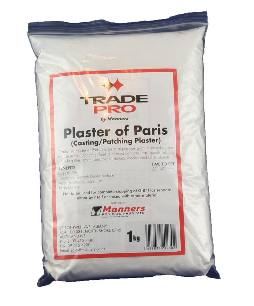 Manners Plaster Of Paris - 2kg Bag