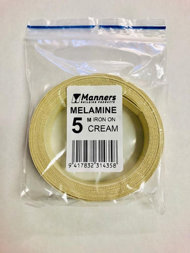 Manners Iron-On Melamine - Cream 5m