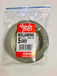 Manners Iron-On Melamine - Grey 5m