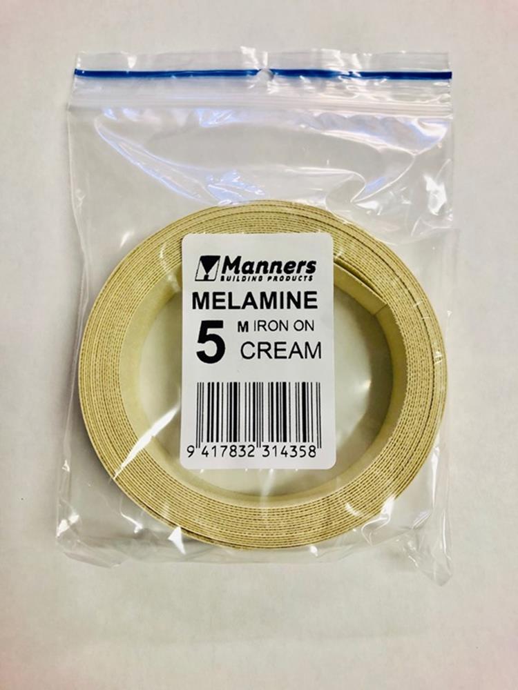 Manners Iron-On Melamine - Cream 10m