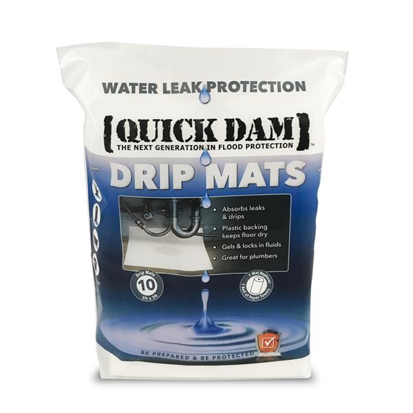 Quick Dam Drip Mat 24in x 24in - 10pk
